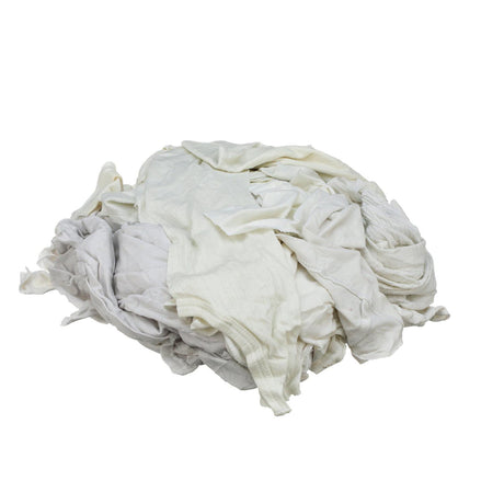 Seachoice Recycled White Knit Wiping Cloths, Low-Lint, 1 Lb. Box - 7402-01-12-SC - official Seachoice product image 3