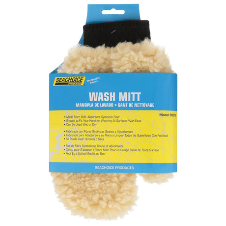 Seachoice Wash Mitt, Synthetic Fibers, Fits Like a Glove, Use Wet Or Dry - A-90016-SC - official Seachoice product image 5