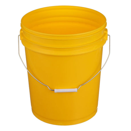 Seachoice 5-Gallon Plastic Bucket w/ Metal Handle, Yellow - 90120 - official Seachoice product image 4
