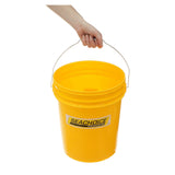 Seachoice 5-Gallon Plastic Bucket w/ Metal Handle, Yellow - 90120 - official Seachoice product image 6