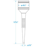 Seachoice 2 Piece Red Funnel with Filter, 5.5 in., Flexible Strainer - 90210 - official Seachoice product image 5