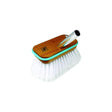 Seachoice 90456 Deck Brush with Bumper - Wood, Size: 6", Stiff (White Poly) - QYM0106-WSTIFF - image 1