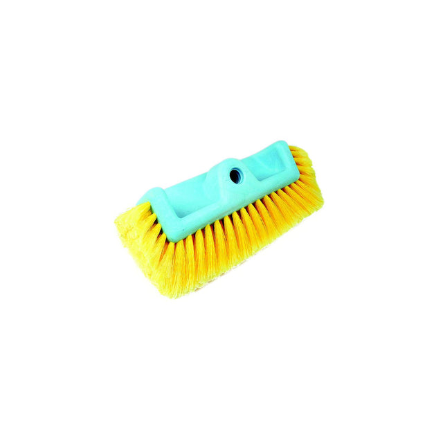 Seachoice 90474 Brush with Side Bristle, Size: 10", Soft (Yellow Poly) - DST01-YS - image 1