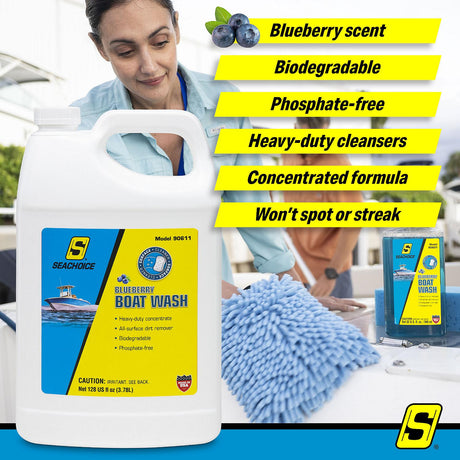 Seachoice 90611 Heavy Duty Boat Wash, 128 Ounce, 4/Case - 90611 - official Seachoice product image 11