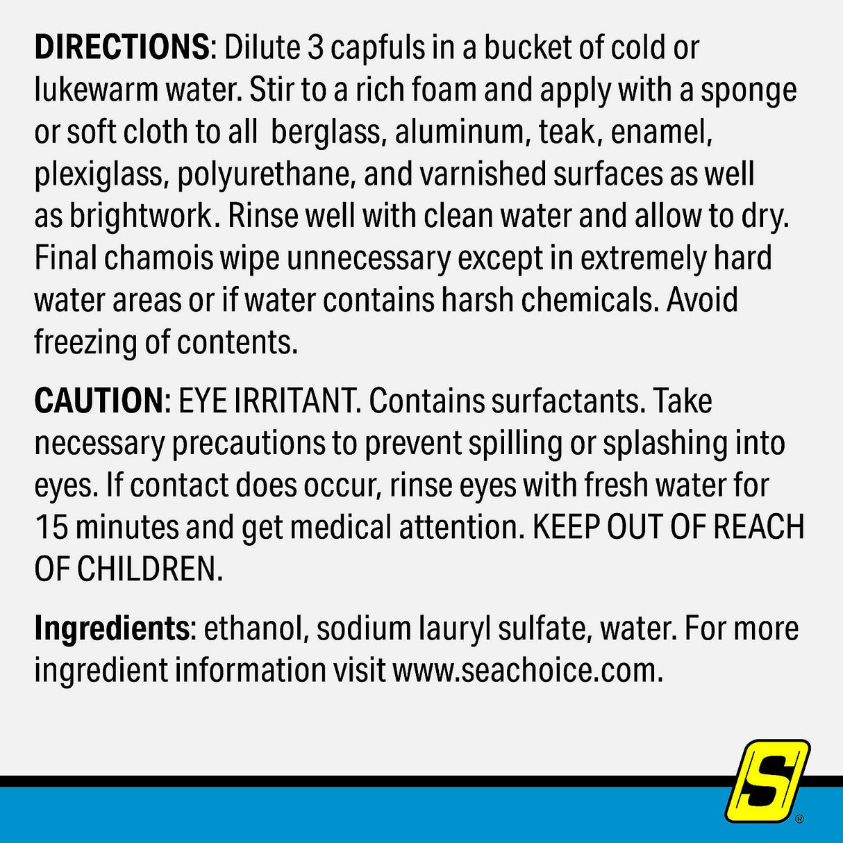 Seachoice 90611 Heavy Duty Boat Wash, 128 Ounce, 4/Case - 90611 - official Seachoice product image 12