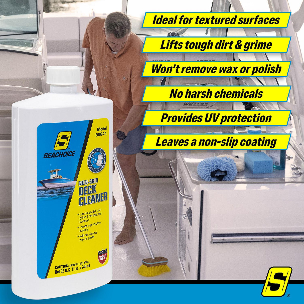 Seachoice 90641 Non-Skid Deck Cleaner, Quart - 90641 - official Seachoice product image 9