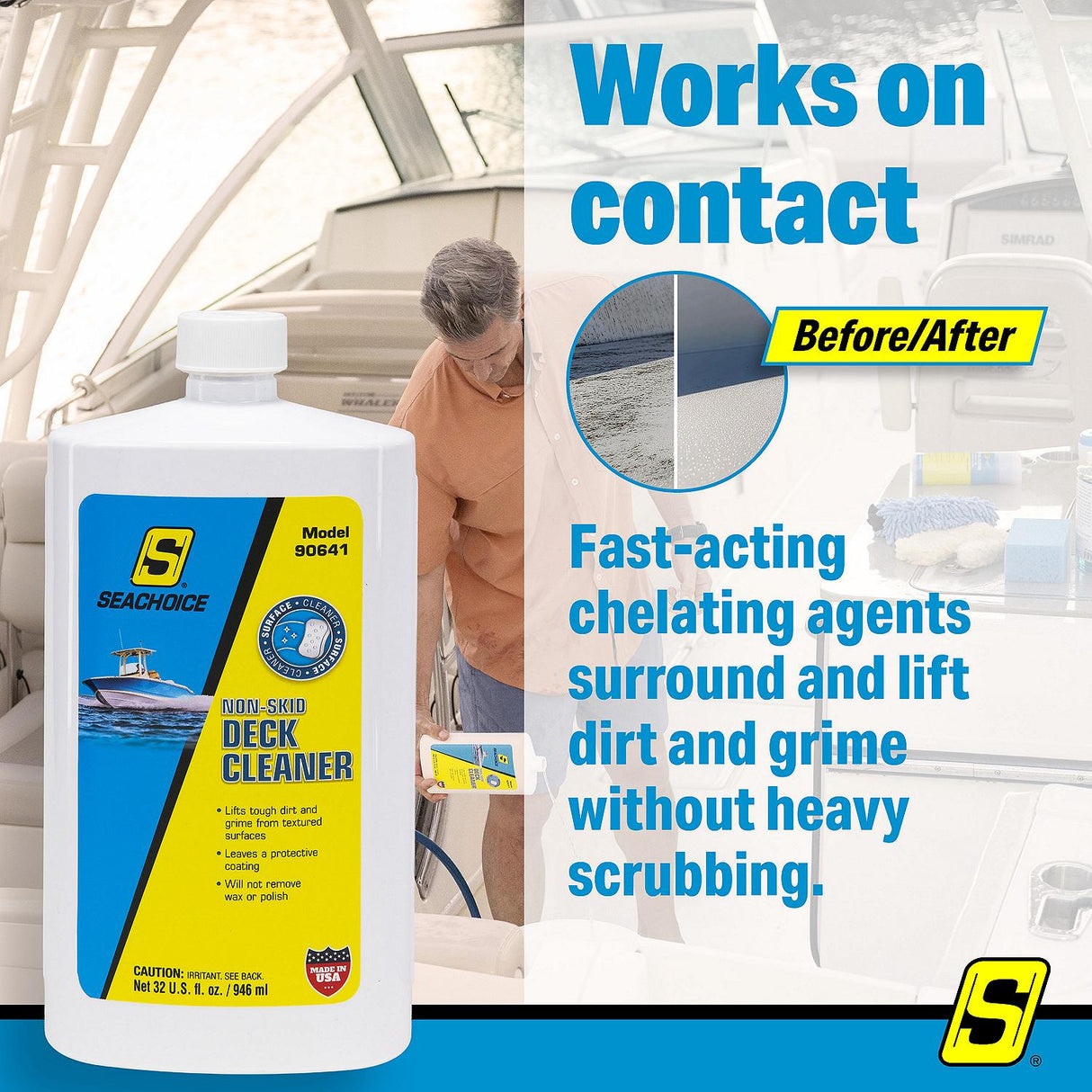 Seachoice 90641 Non-Skid Deck Cleaner, Quart - 90641 - official Seachoice product image 10