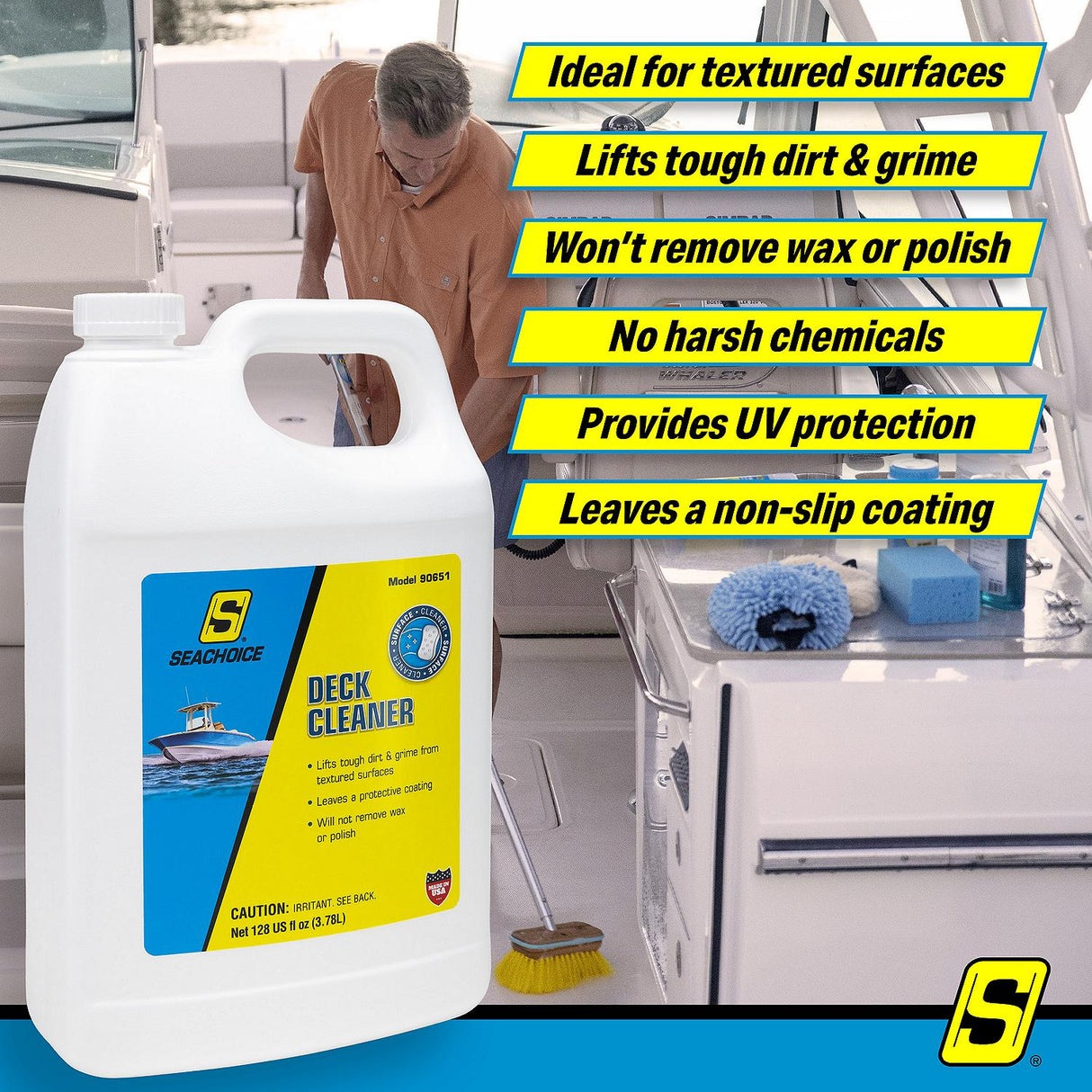 Seachoice 90651 Non-Skid Deck Cleaner, 128 Ounce - 90651 - official Seachoice product image 8