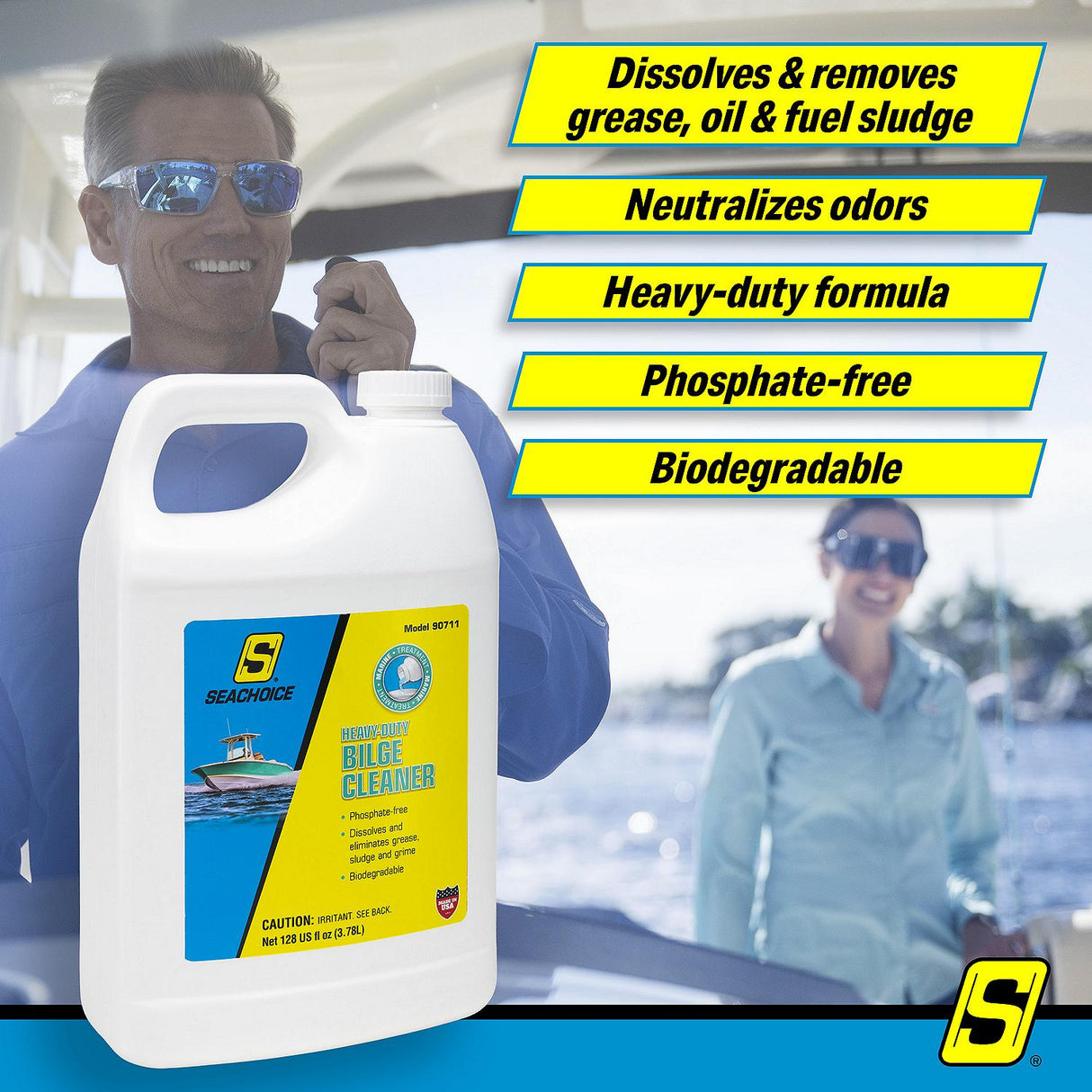 Seachoice 90711 Bilge Cleaner, 128 Ounce - 90711 - official Seachoice product image 9
