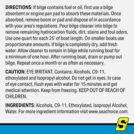 Seachoice 90711 Bilge Cleaner, 128 Ounce - 90711 - official Seachoice product image 10
