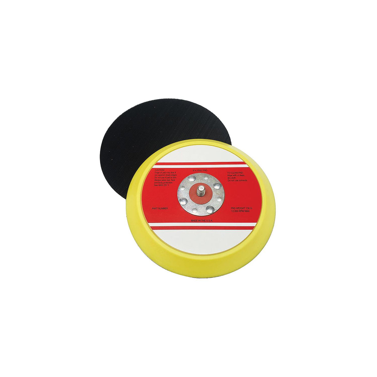 Seachoice 91967 Hook & Loop Disc Backing Pad Without Vacuum Holes - 91967
