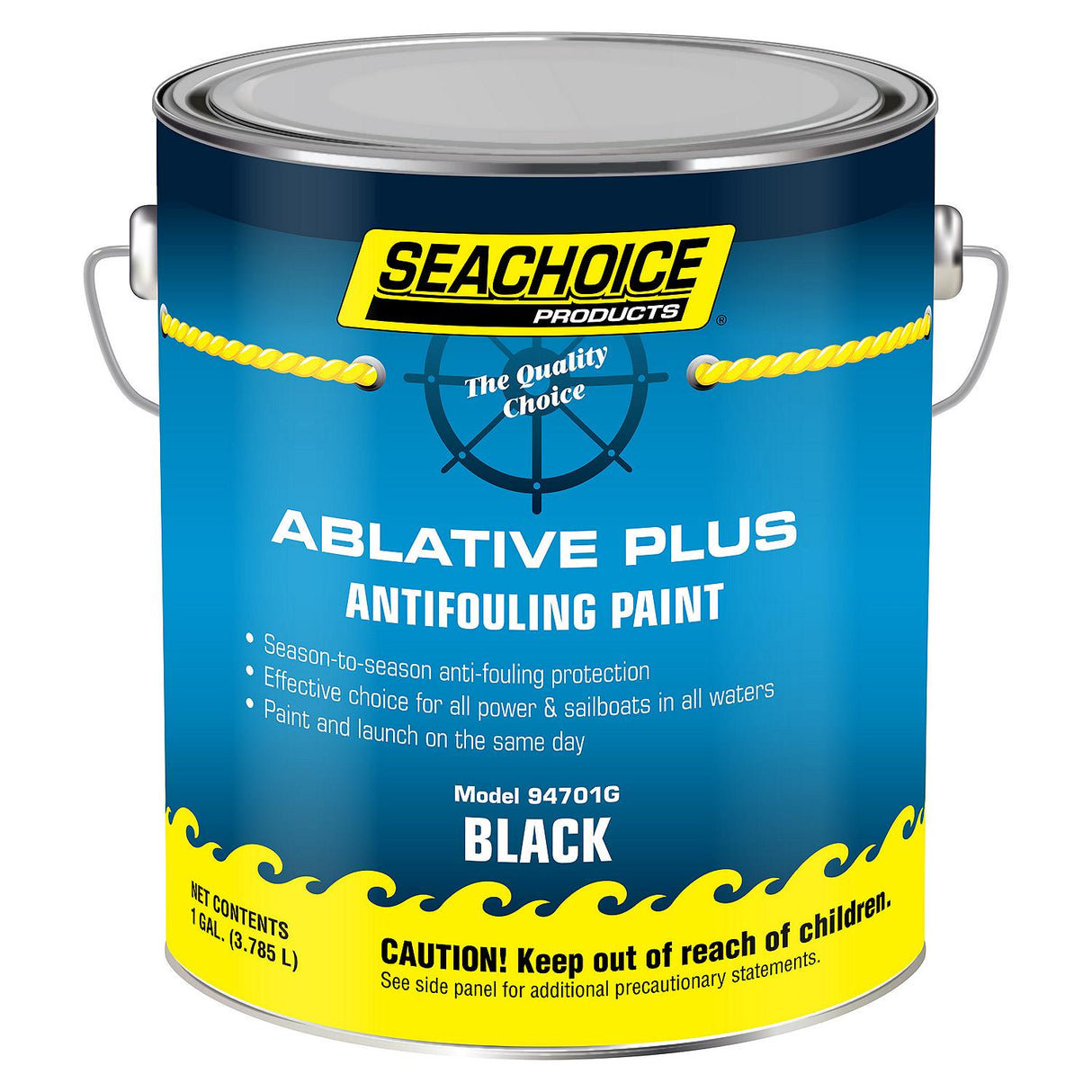 Seachoice 94701G Ablative Plus Premium Antifouling Paint, Black, 1 Gallon - YPM279/1 - official Seachoice product image 6