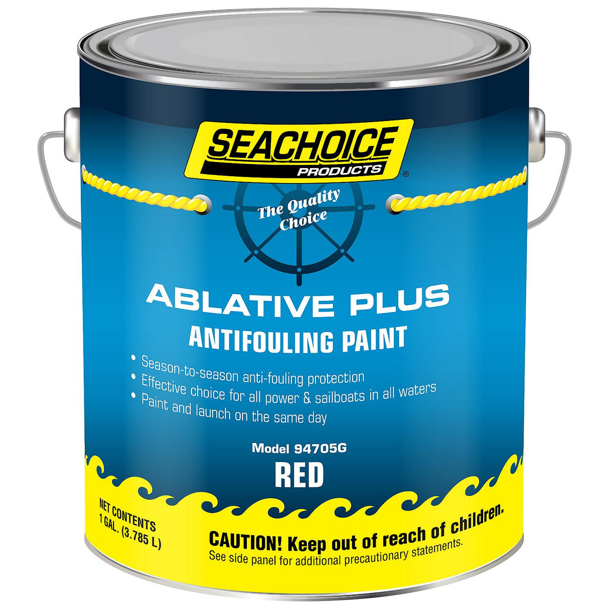 Seachoice 94705G Ablative Plus Premium Antifouling Paint, Red, 1 Gallon - YPM249/1 - official Seachoice product image 6