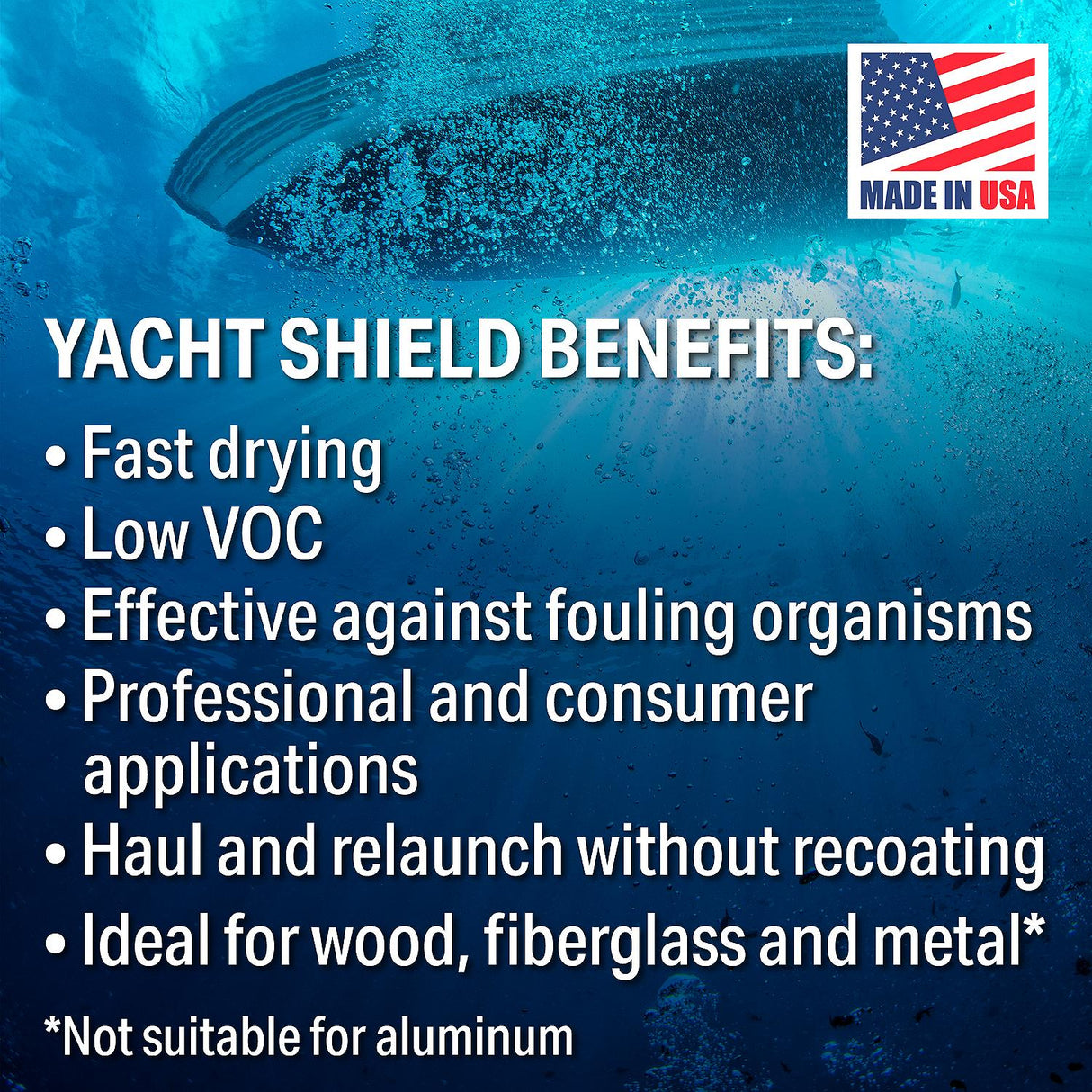 Seachoice 94721G Yacht Shield Multi-Season Antifouling Paint, Black, 1 Gallon - YPM179/1 - official Seachoice product image 6