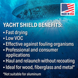 Seachoice 94721G Yacht Shield Multi-Season Antifouling Paint, Black, 1 Gallon - YPM179/1 - official Seachoice product image 6