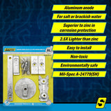 Seachoice 95133 Aluminum Anode Kit For Mercury Verado 350 2.6 L6 Pro Torpedo - 95133 - official Seachoice product image 7