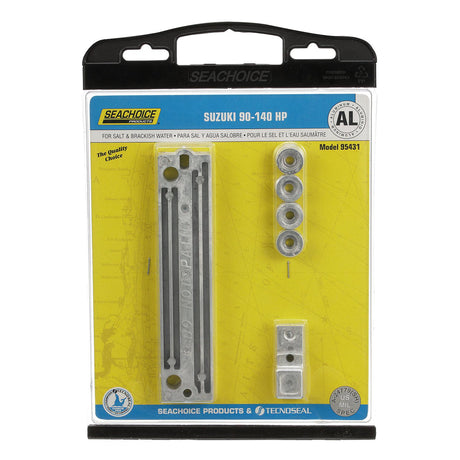 Seachoice Anode Kit, Suzuki 90-140hp, Aluminum, Cadmium-Free, Environmentally Friendly - 50-95431 - official Seachoice product image 3