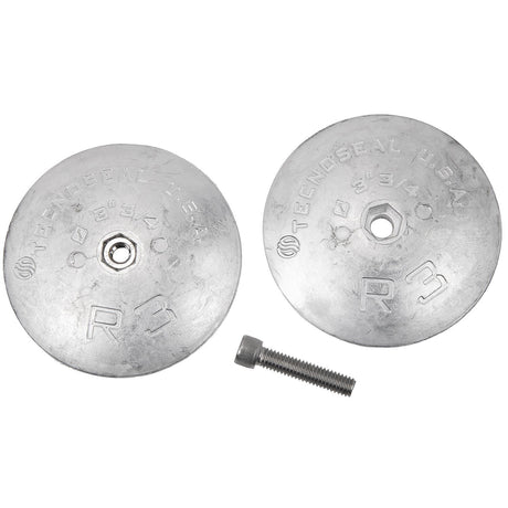 Seachoice 95607 Rudder & Trim Tab Anode w/Allen Screw, Aluminum, Model R3, Size 3-3/4" dia. x 1/2" - 95607 - official Seachoice product image 3
