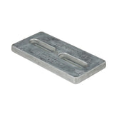 Seachoice Hull Plate Anode, Aluminum, 12 in. X 5 in. X 1 in. - 95617 - official Seachoice product image 2