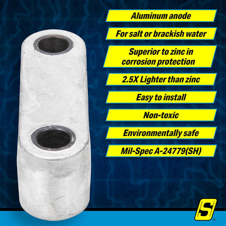 Seachoice 95639 Hamilton Jet Drive Anode, Fits: HJ274; HJ322; HJ362 - 95639 - official Seachoice product image 6