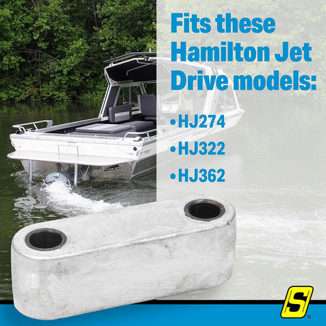 Seachoice 95639 Hamilton Jet Drive Anode, Fits: HJ274; HJ322; HJ362 - 95639 - official Seachoice product image 3