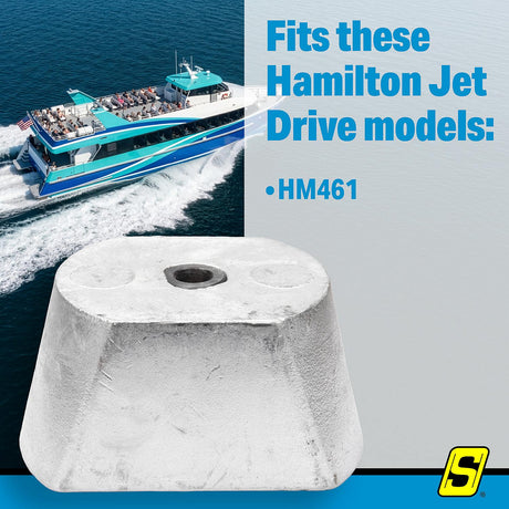 Seachoice 95648 Hamilton Jet Drive Anode, Fits: HM461 - 95648 - official Seachoice product image 5