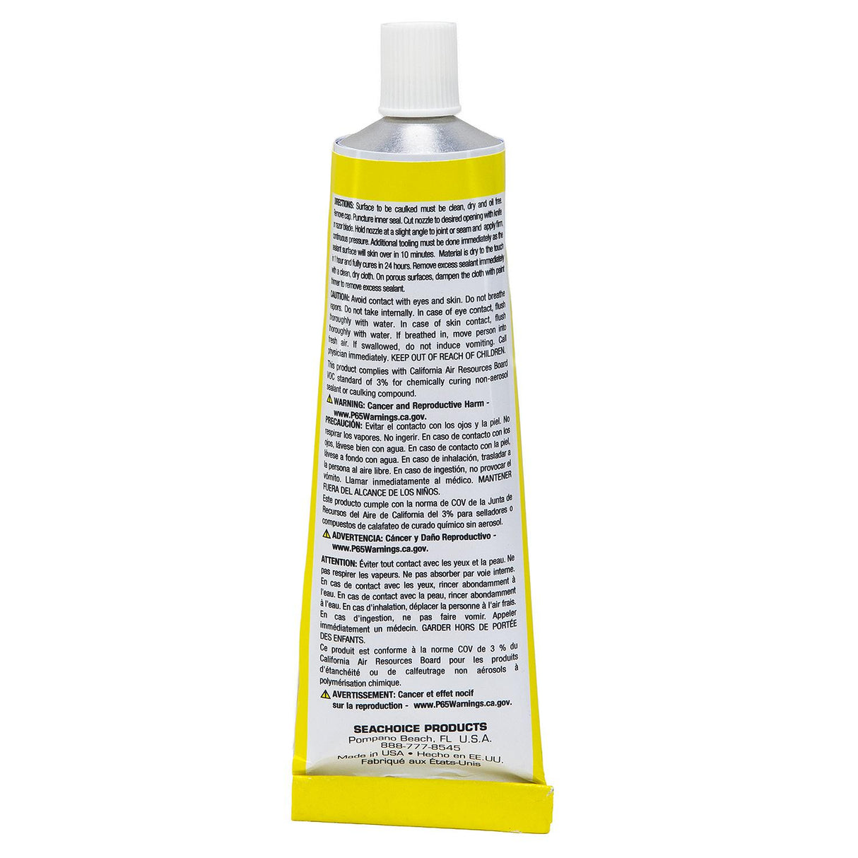 Seachoice 96961 Silicone High Performance White 2.8oz. - 96961 - official Seachoice product image 4