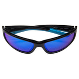 Seachoice 98803 "Voyager" Polarized Sunglasses, Frame: Shiny Black, Lens: Blue Mirror - YP120683000000 - image 4