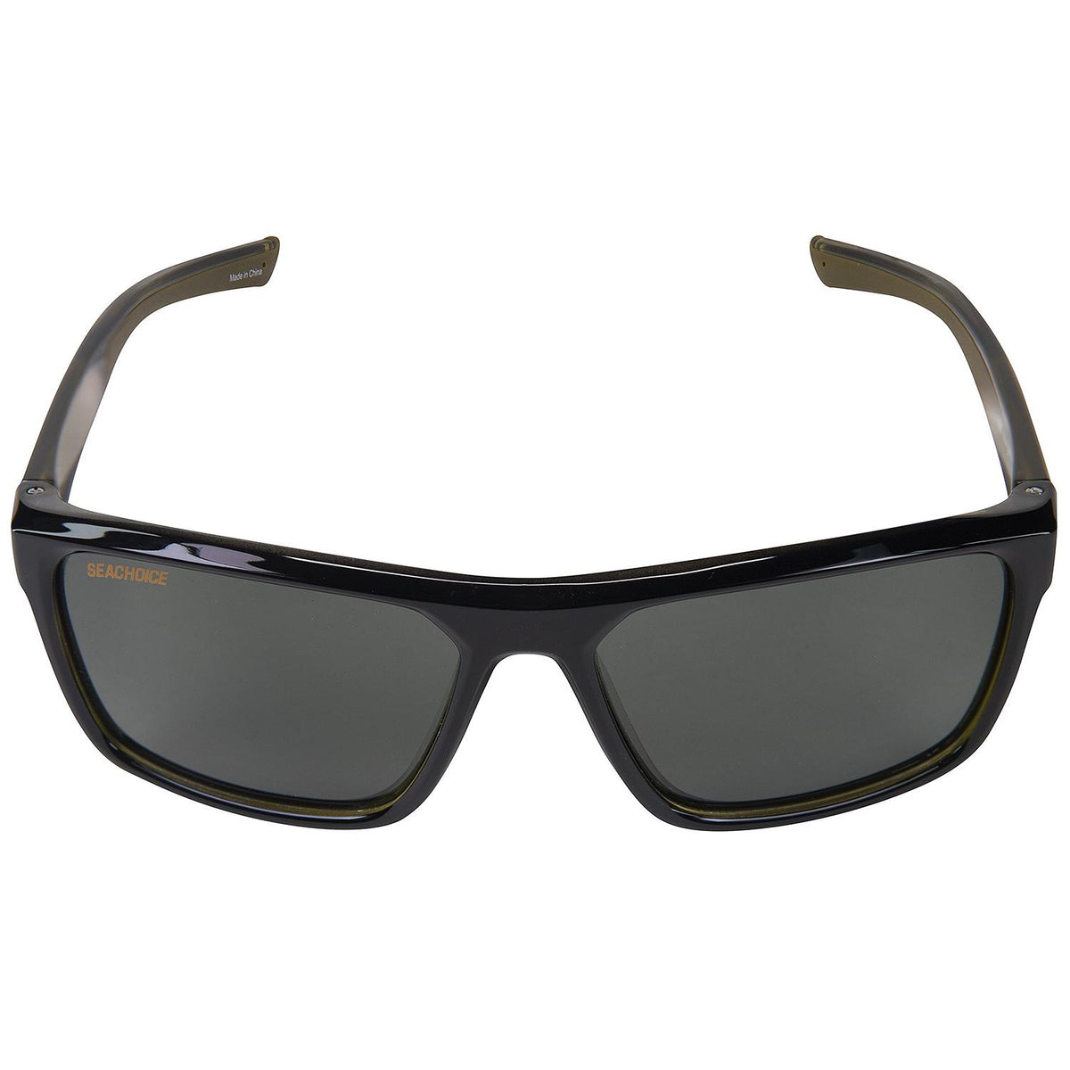 Seachoice 98814 "Navigator" Polarized Sunglasses, Frame: Shiny Black/Green Backspray, Lens: Grey - YP120212000000 - image 4