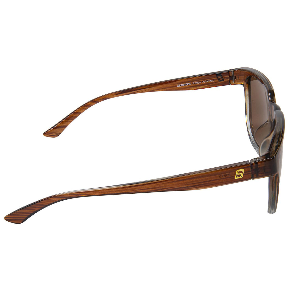 Seachoice 98815 "Reflex" Polarized Sunglasses, Frame: Shiny Woodgrain, Lens: Brown - YP120796000000 - image 3