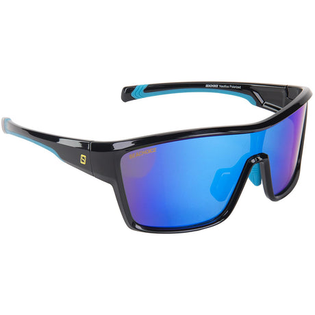 Seachoice 98817 "Nautilus" Polarized Sunglasses, Frame: Shiny Black, Lens: Blue Mirror - YP120732000000 - image 2
