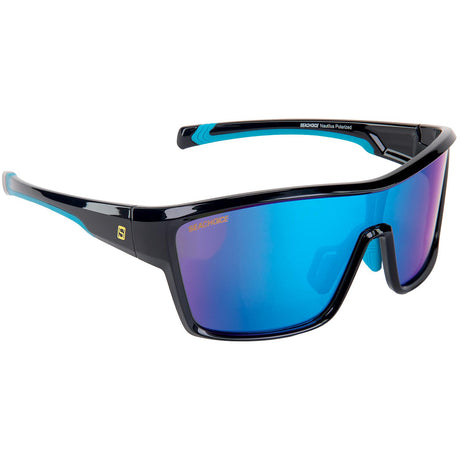Seachoice 98817 "Nautilus" Polarized Sunglasses, Frame: Shiny Black, Lens: Blue Mirror - YP120732000000 - image 1