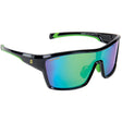 Seachoice 98818 "Nautilus" Polarized Sunglasses, Frame: Shiny Black, Lens: Green Mirror - YP120732000000 - image 1