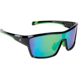Seachoice 98818 "Nautilus" Polarized Sunglasses, Frame: Shiny Black, Lens: Green Mirror - YP120732000000 - image 1