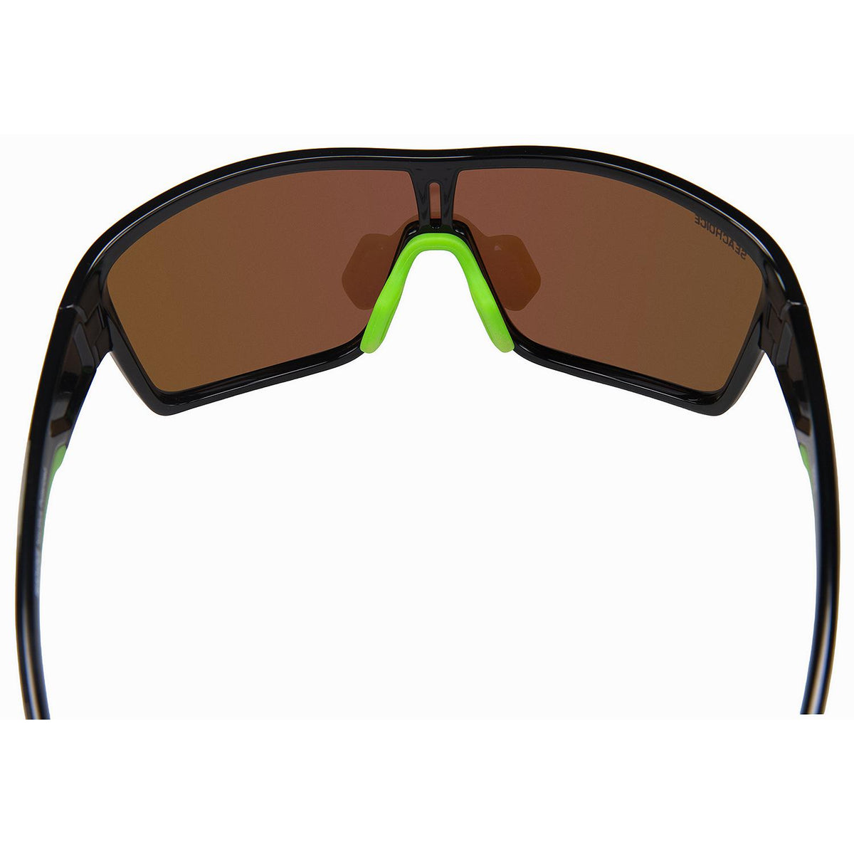 Seachoice 98818 "Nautilus" Polarized Sunglasses, Frame: Shiny Black, Lens: Green Mirror - YP120732000000 - image 6
