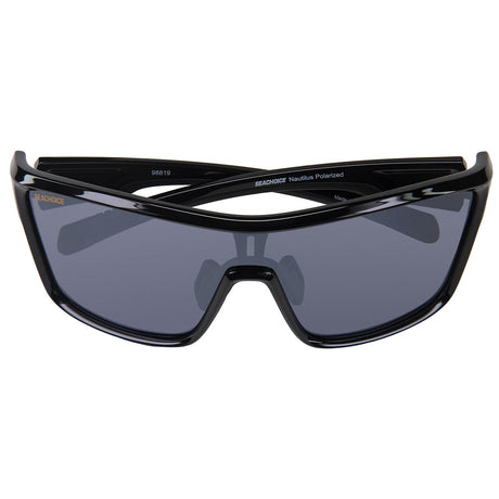 Seachoice 98819 "Nautilus" Polarized Sunglasses, Frame: Shiny Black, Lens: Full Silver Mirror - YP120732000000 - image 5