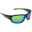 Seachoice 98823 "Neptune" Polarized Sunglasses, Frame: Shiny Black, Lens: Green Mirror - A181133000000 - image 1