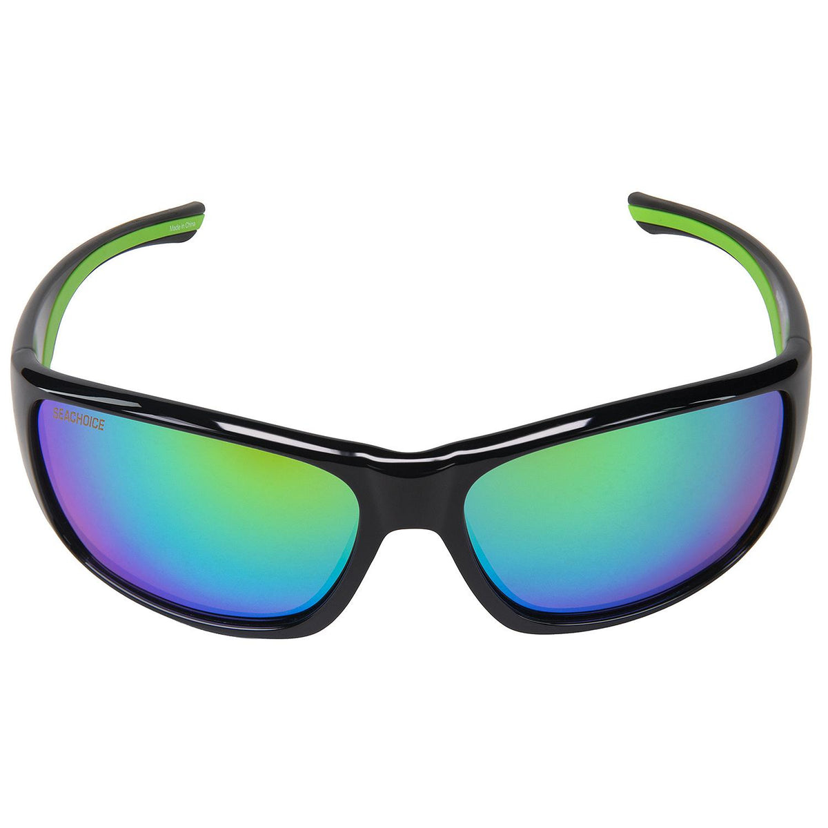 Seachoice 98823 "Neptune" Polarized Sunglasses, Frame: Shiny Black, Lens: Green Mirror - A181133000000 - image 6