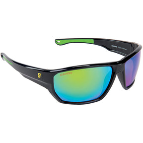 Seachoice 98827 "Rapids" Polarized Sunglasses, Frame: Shiny Black, Lens: Green Mirror - YP120481000000 - image 1