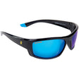 Seachoice 98831 "Cascades" Polarized Sunglasses, Frame: Shiny Black, Lens: Blue Mirror - YP121032000000 - image 1