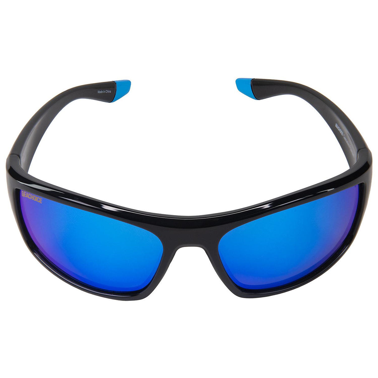 Seachoice 98831 "Cascades" Polarized Sunglasses, Frame: Shiny Black, Lens: Blue Mirror - YP121032000000 - image 5
