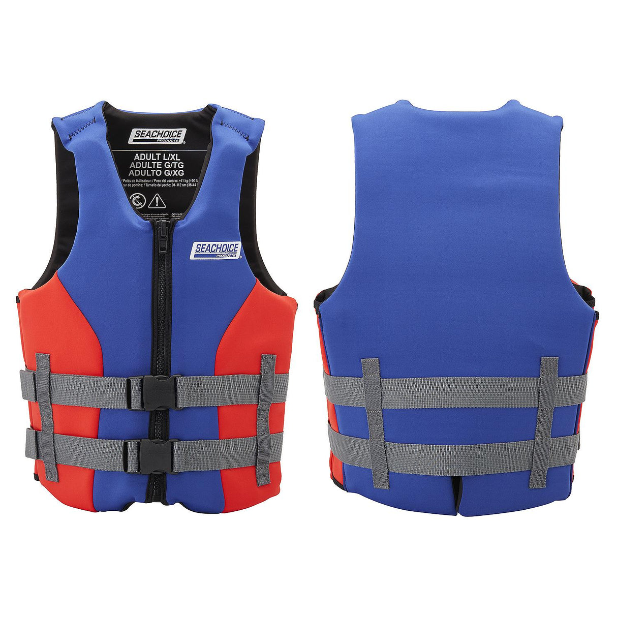 Seachoice 99500 Dual Sized Evoprene - S/M - Blue/Red - 99500