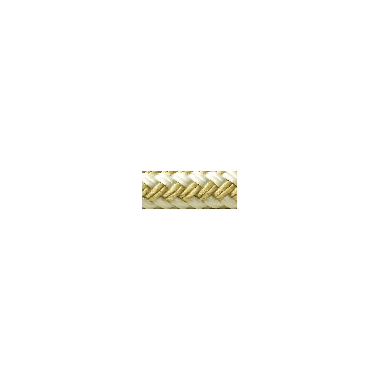 Seachoice Double-Braid Nylon Dock Line w/ Eye Splice, Pre-Shrunk, Heat Stabilized, 5/8 In. X 25 Ft., Gold White - 40051 - official Seachoice product image 7