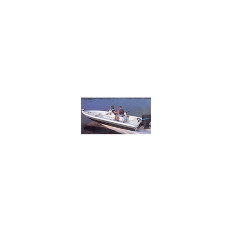Carver Covers Carver 71220S11 V-Hull Center Console Shallow Draft Fishing, 20'6, Sun-Dura® Mist Gray O/B w/Tie Down Kit - 71220S11 - official Carver by Covercraft product image 3
