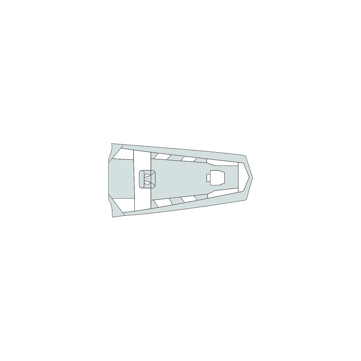 Carver Covers Carver 79001 Flex-Fit PROâ¢ V-Hull fishing boat, Slate Gray - 79001 - official Carver by Covercraft product image 6