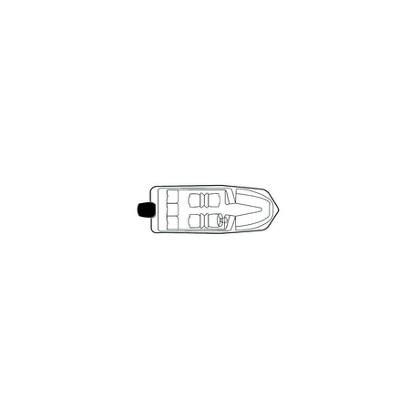 Carver Covers Carver 79002 Flex-Fit PROâ¢Poly-Flex II Fish & Ski Boats I/0 or O/B, Slate Gray - 79002 - official Carver by Covercraft product image 4