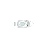 Carver Covers Carver 79003 Flex-Fit PROâ¢ Poly-Flex II Fish & Ski Boats I/0 or O/B, Slate Gray - 79003 - official Carver by Covercraft product image 2