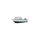 Carver Covers Carver 79020XS11 Aluminum Fishing With High Windshield - Mounted Forward, 20'6 O/B Extra Wide, Poly-Flex II Slate Gray - 79020XS11 - official Carver by Covercraft product image 3