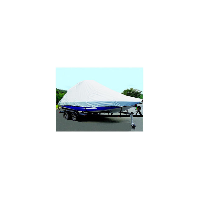 Carver Covers OTC-22 BOAT COVER 7 OZ. MIST GRAY SUN-DURA - 81122S-11 - image 1