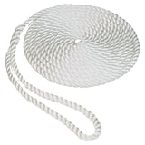Seasense 100% Twisted Nylon Dock Line (White, Diameter 1/2", Length 15') - 50013009 - image 2